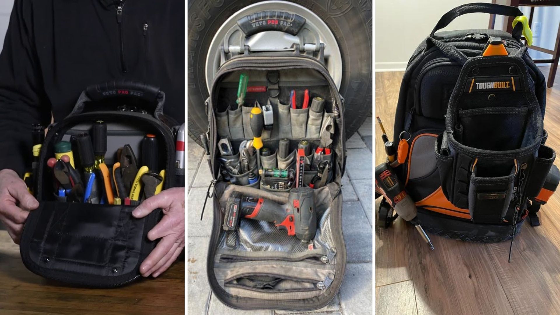 3 types of tool bags.